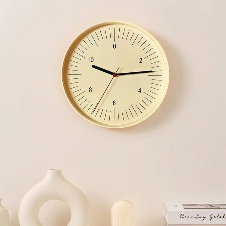 BowLift | Zadie Round Wall Clock Colorful Modern ABS Wall Decor