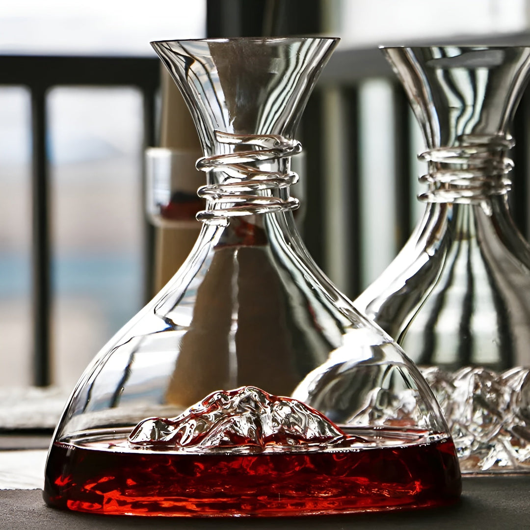 Crystal glass wine decanter – Quick aeration & creative design | Perfect for home and the bar | Bowlift