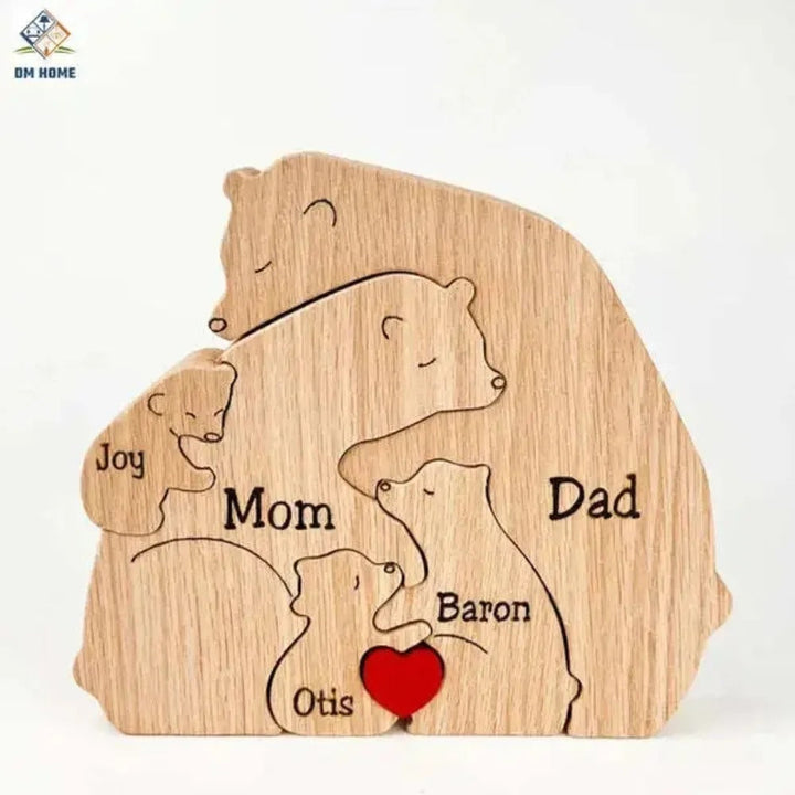 BowLift | Handcrafted Personalised Bear Family