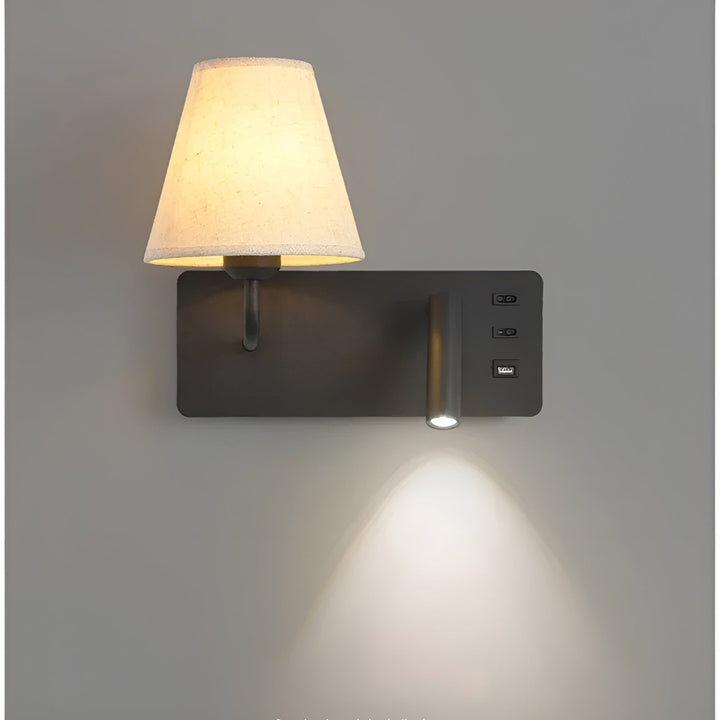 Reading lamp with candle light effect – Warm, decorative light | Perfect for the bedroom & bed | Bowlift
