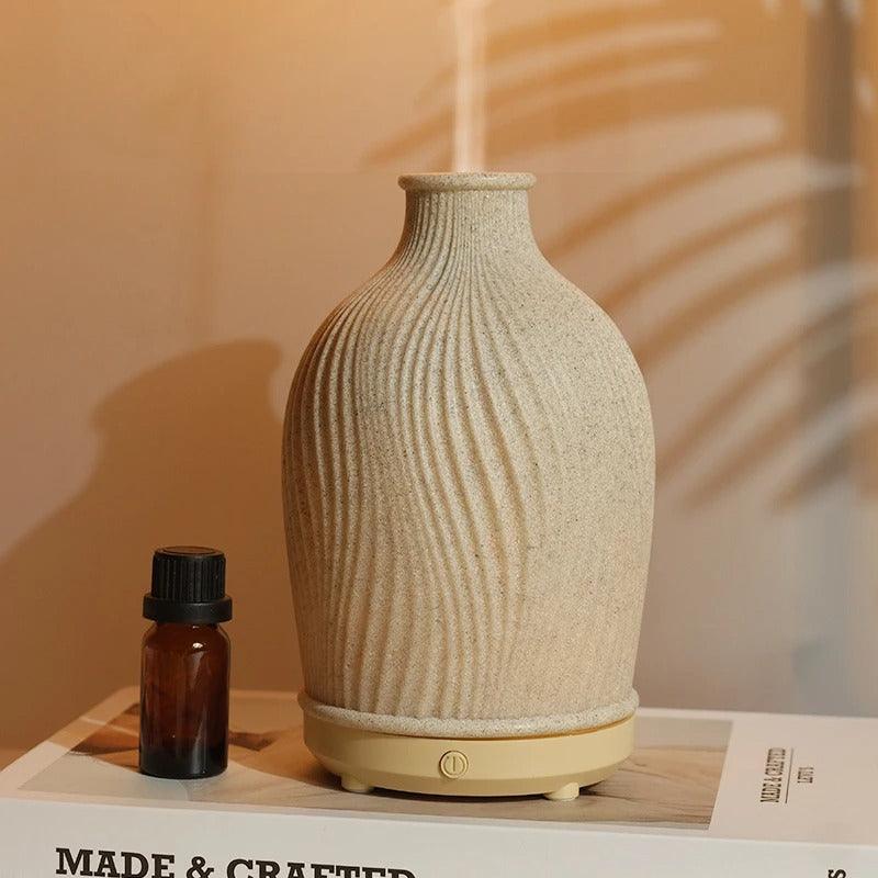 BowLift | VaseMist – Ultrasonic Aroma Diffuser in Modern Vase Design (Resin)