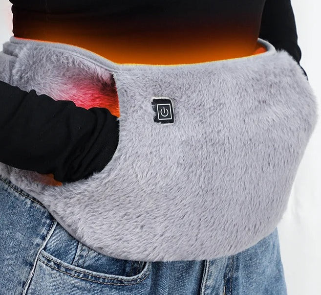 BowLift | USB Rechargeable Hand & Waist Warmer | Soft Velvet, 3 Heat Settings & Portable for Home, Office & Outdoor Use