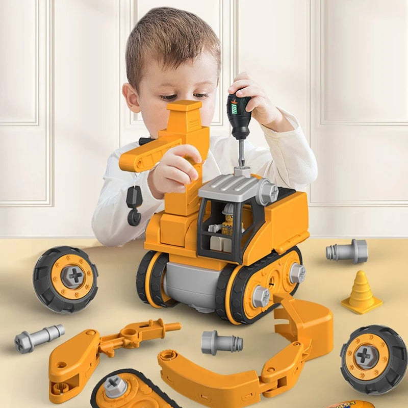 BowLift | Constructo Build & Play Vehicle Set – Educational Construction Toy for Kids (120+ Pieces)
