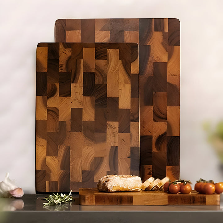 ChefHaven Board – Acacia Wood Cutting Board with DouBowlifte-Sided Surface | Bowlift