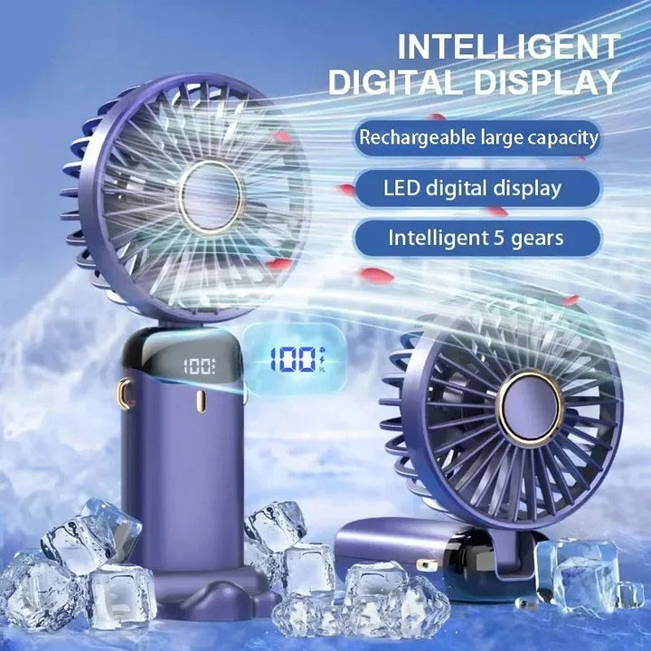 5000mAh Portable Rechargeable Fan | Bowlift