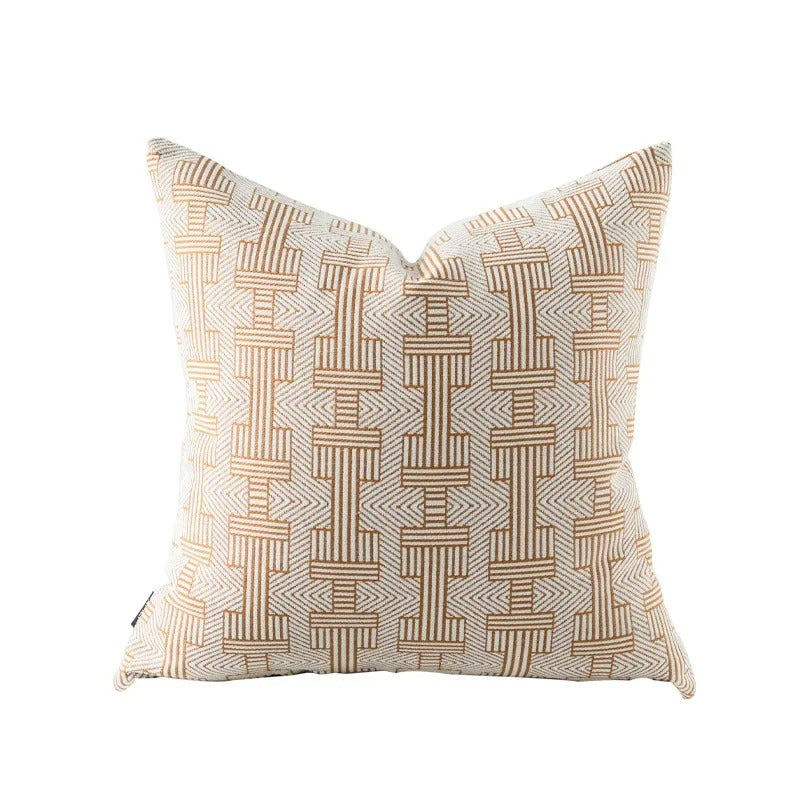 BowLift | VelvetGlow Cushion Cover - Double-sided Geometric Cushion Cover of Luxury Jacquard