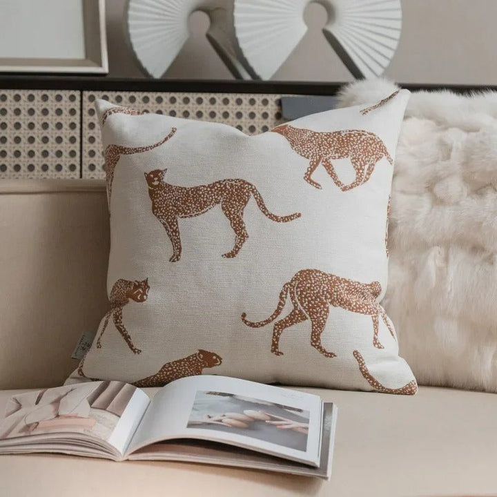 BowLift | VelvetGlow Cushion Cover - Double-sided Geometric Cushion Cover of Luxury Jacquard