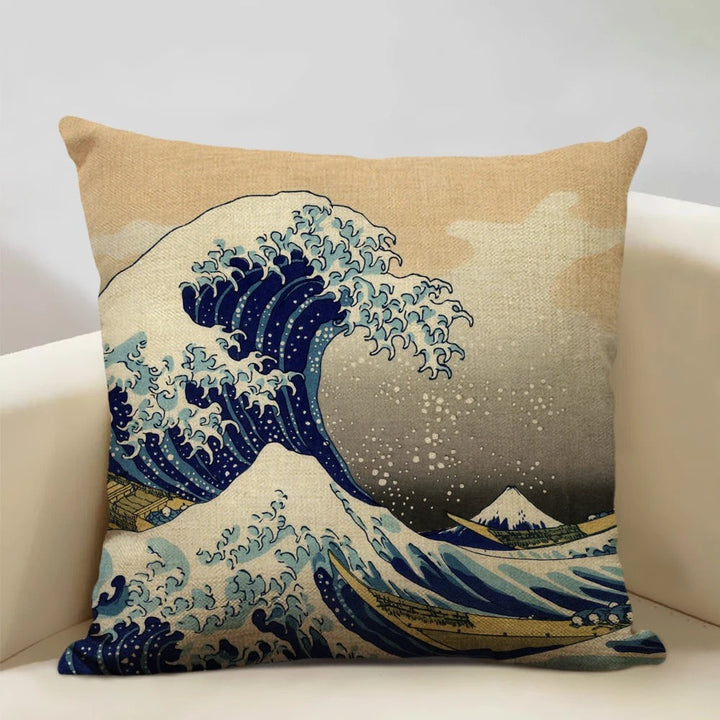 BowLift | BeauRêve Cushion Cover with Mount Fuji - Japanese Style for Any Space