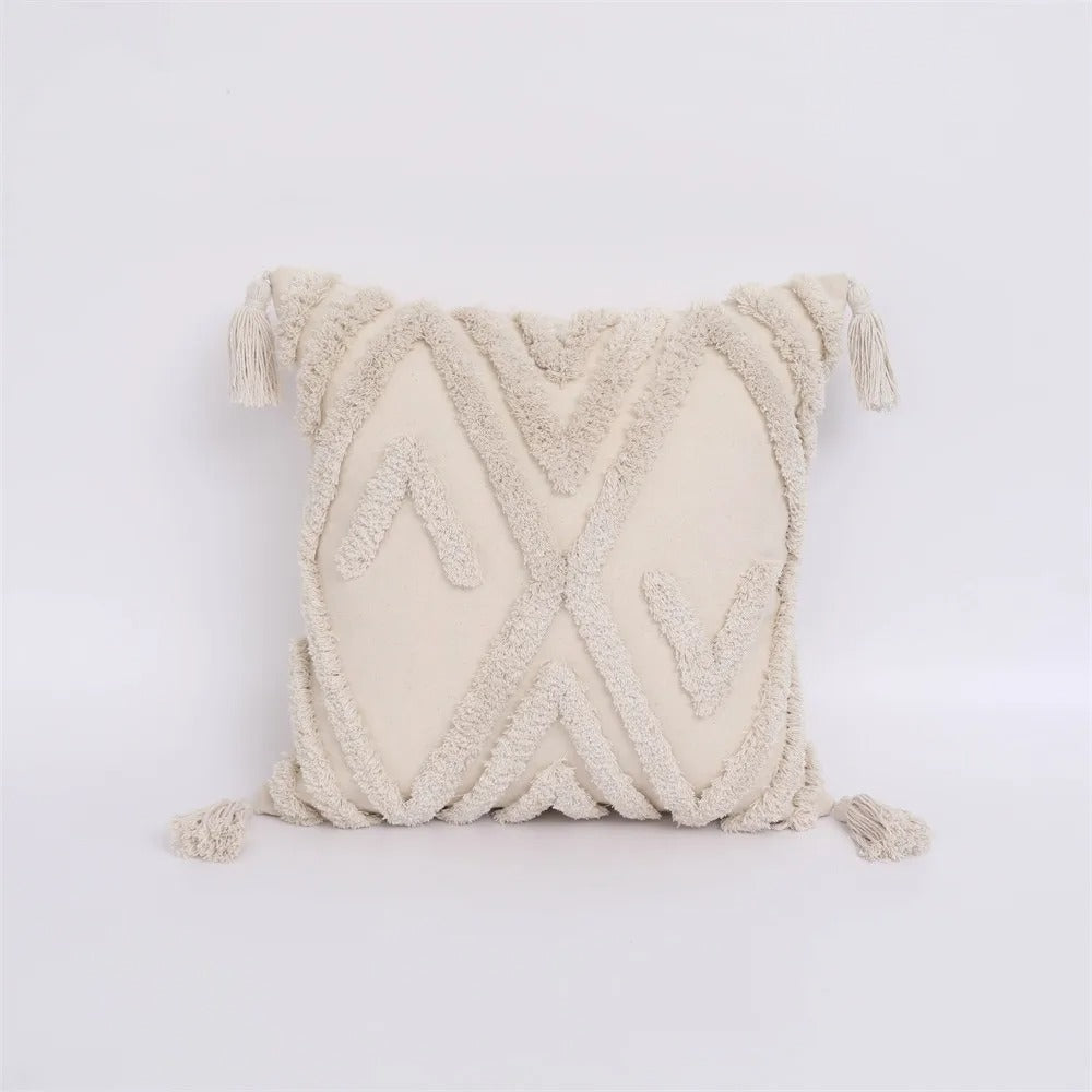 BowLift | Boho Tufted Cushion Cover - Moroccan Flair for Your Interior