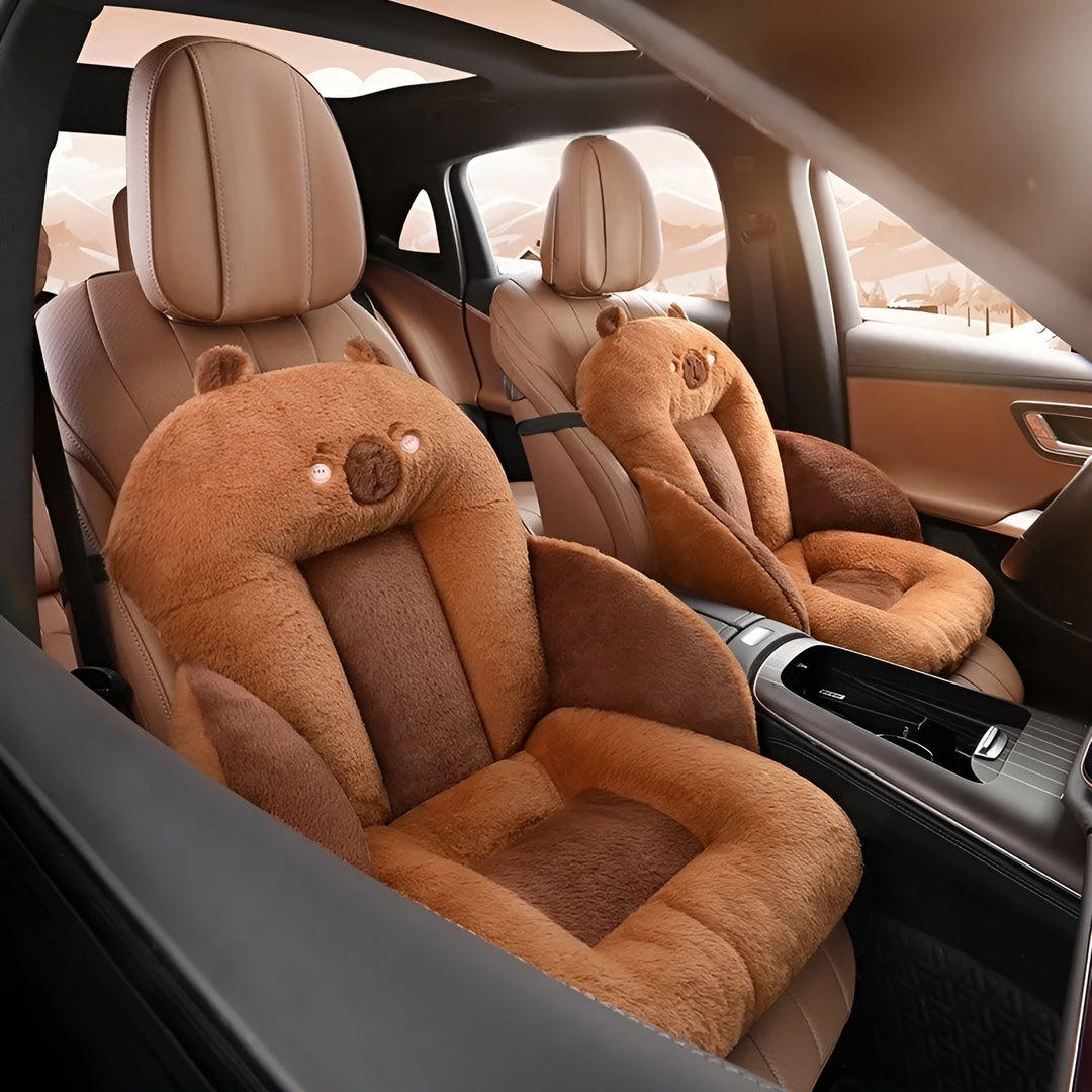 Car seat cushion with cartoon design – Soft and comfortaBowlifte | Thickly padded for car, office, and home | Bowlift