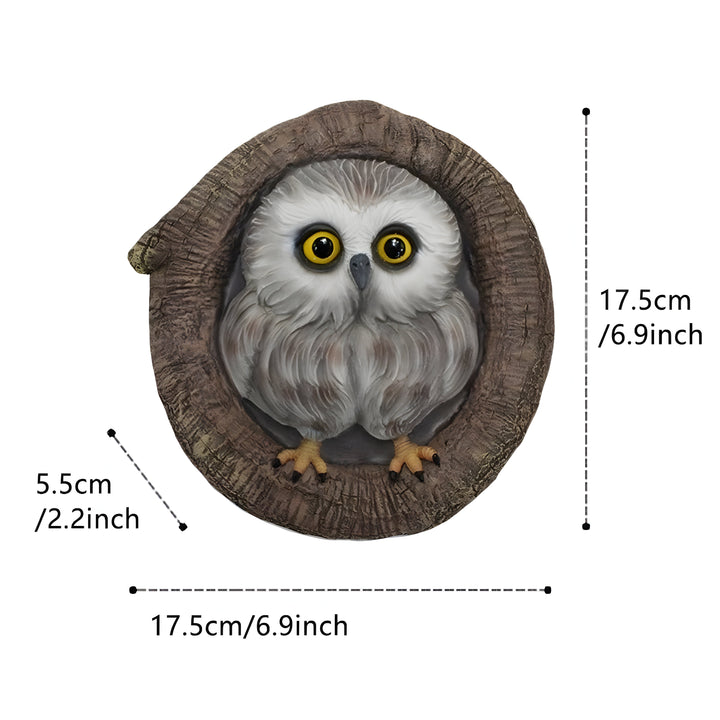 MysticOwl Ornament – Decorative Owl Statue made of Resin | Bowlift