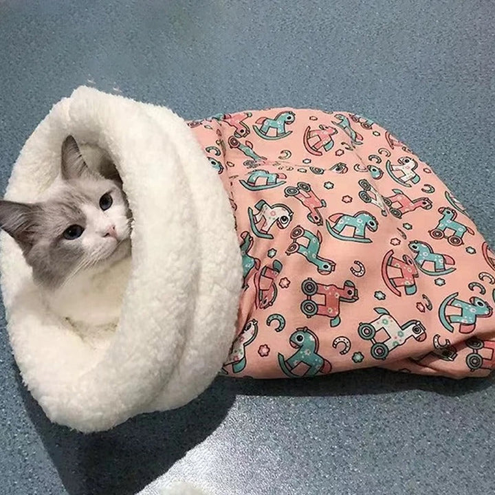 Sleeping Bag Bed for Cats Bowlift