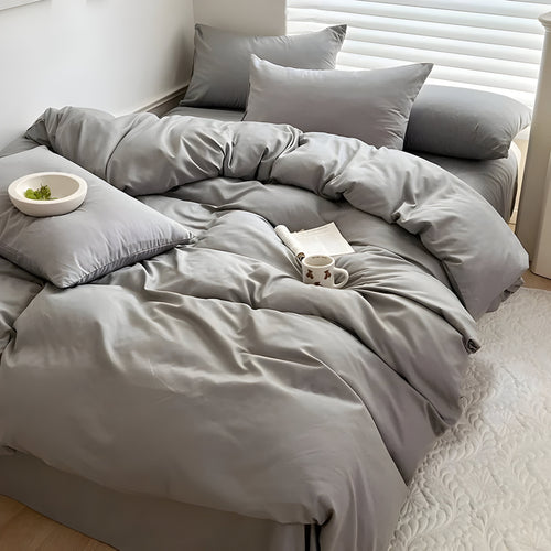 CloudHaven - Solid Color Cotton Bedding Set | Bowlift