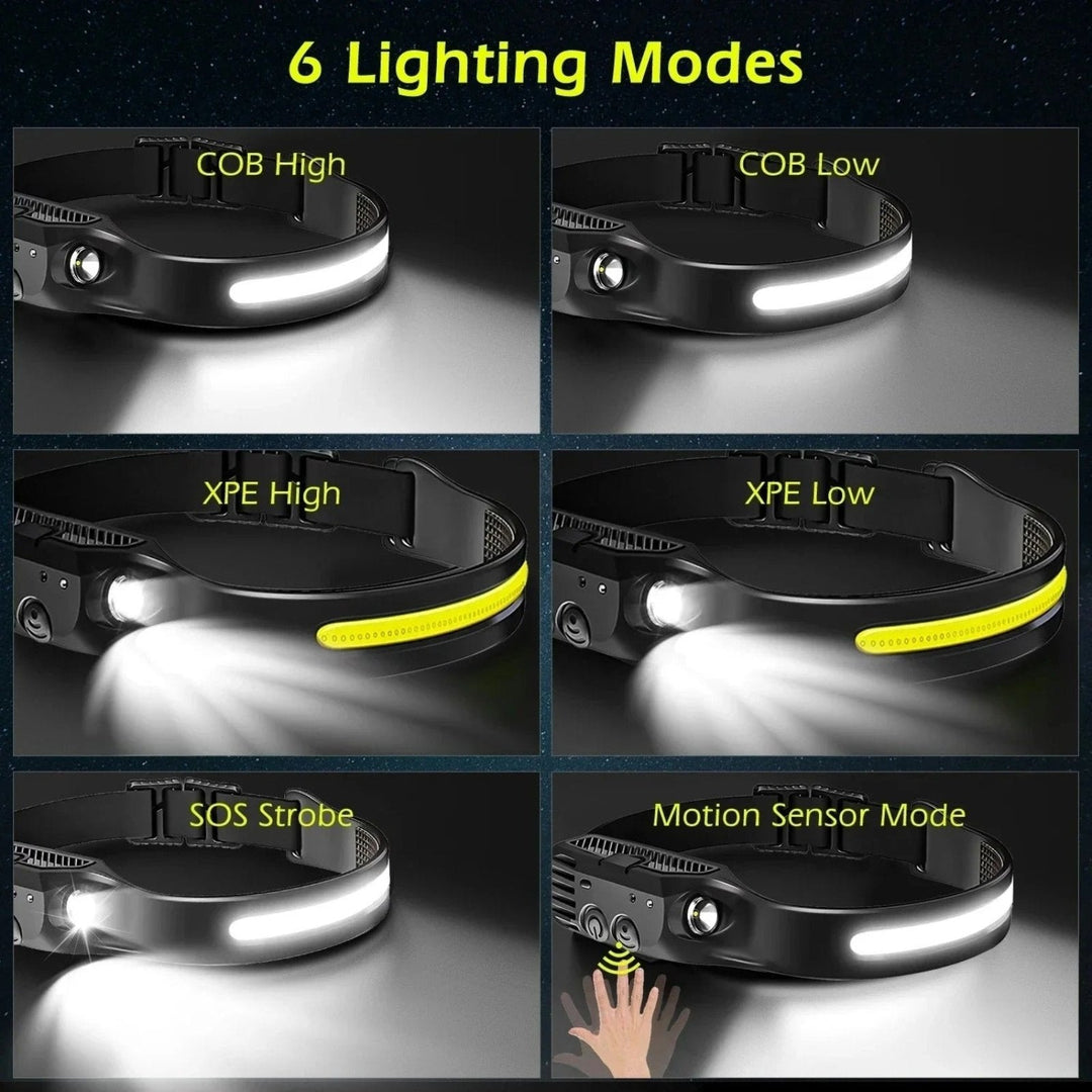 BowLift | Rechargeable  LED Head Torch for Running, Biking, and Outdoor Adventures