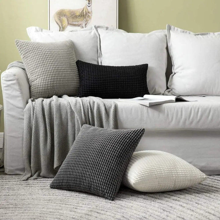 BowLift | Luxury Plushhome Cushion Cover - with Playful Corn Kernel Design