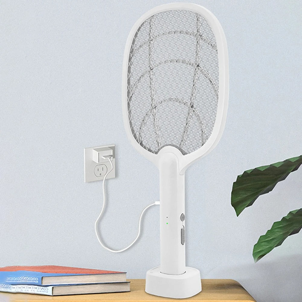 BowLift | Rechargeable 2-in-1 Electric Fly Swatter and Insect Exterminator – 2500V Without Chemicals
