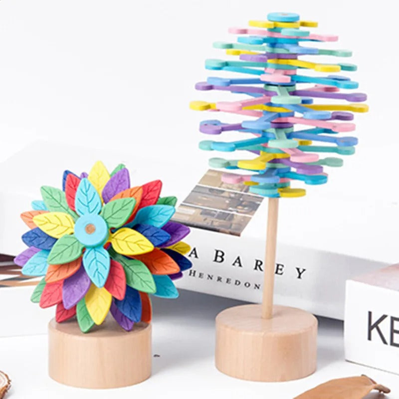 BowLift | Wooden Spinner Toy - Relaxation and Focus Enhancer