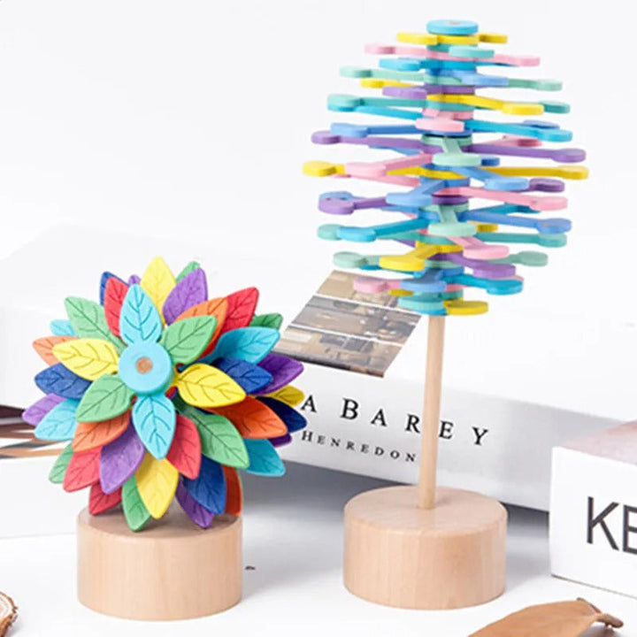 BowLift | Wooden Spinner Toy - Relaxation and Focus Enhancer