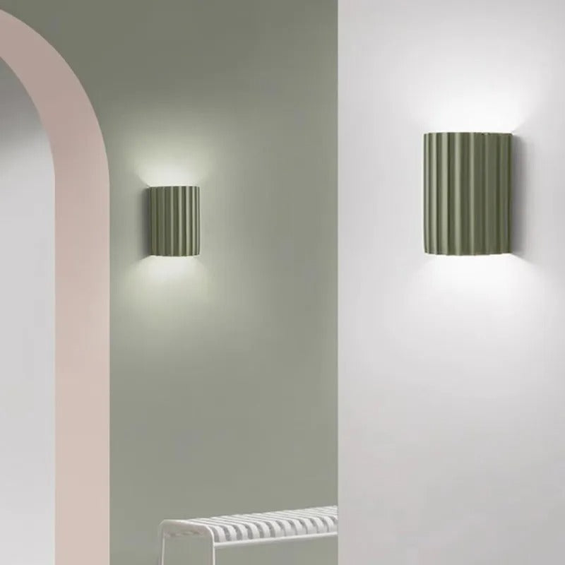 BowLift | Minimalist Groove Wall Lamp | Resin, Up and Down