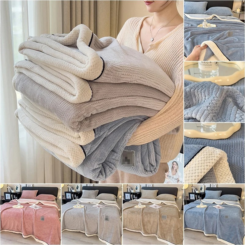 CoralFleece Luxury Blanket – Soft and Warm for your Living Room Bowlift