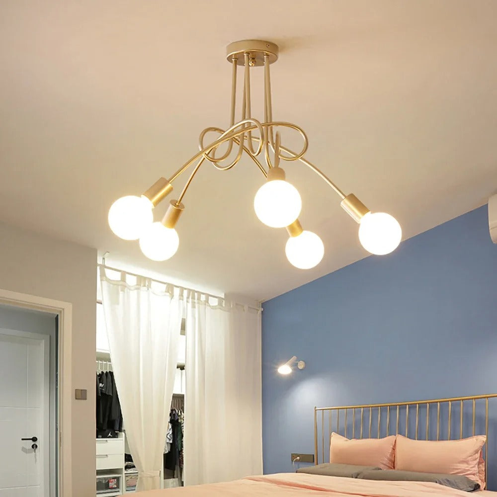 BowLift | Vintage LED Ceiling Lamp in Antique Design