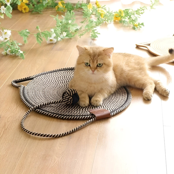 BowLift | Cotton Cat Scratching Mat made of Rope - ClawGuard