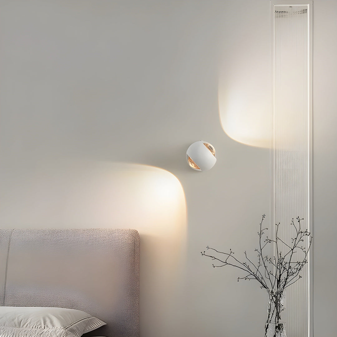 BowLift | ModernEdge Light – Contemporary 360° Rotating Indoor Wall Light
