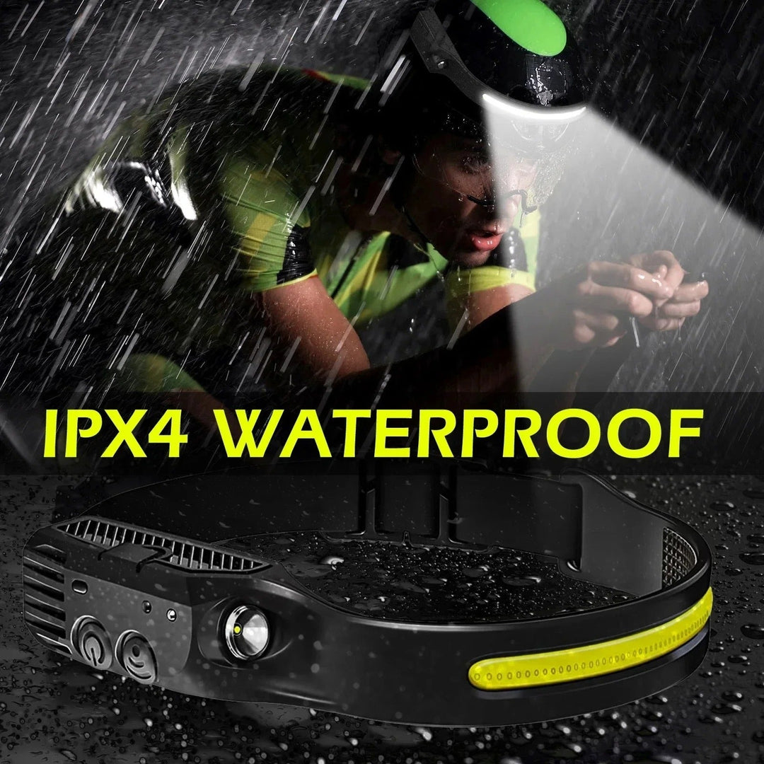 BowLift | Rechargeable  LED Head Torch for Running, Biking, and Outdoor Adventures