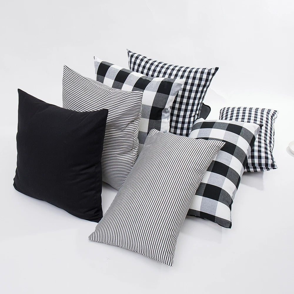 BowLift | Stylish MarbreLuxe Cushion Cover - Modern Stripe Cushion Cover for Elegant Interiors