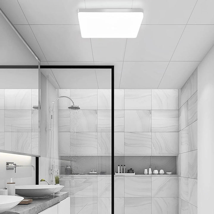 Square LED Ceiling Light – Even, Pleasant Light | SuitaBowlifte for Living Room & Bathroom | Bowlift
