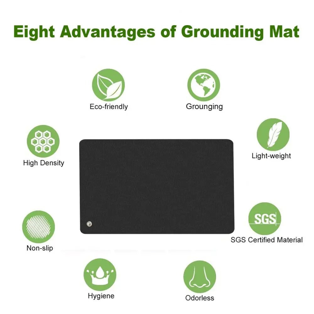 BowLift | Grounding Pad Earthing Mat - UK Plug for Sleep Aid with Silver Thread Technology