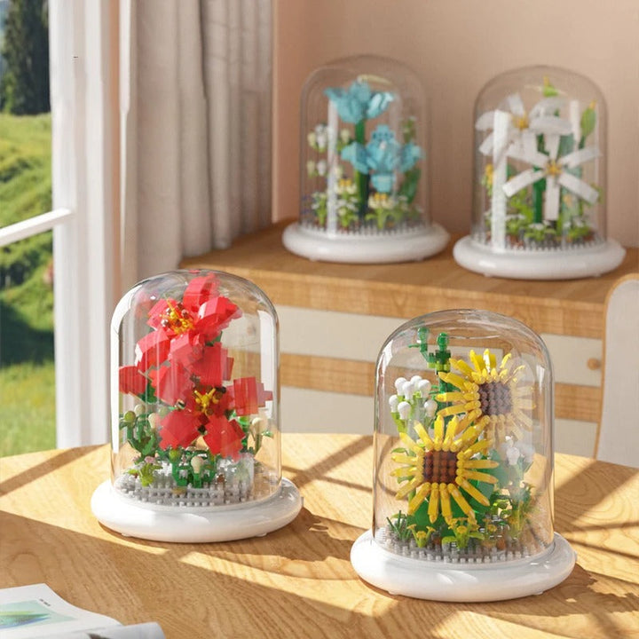 BowLift | Elegant building block flower in a glass