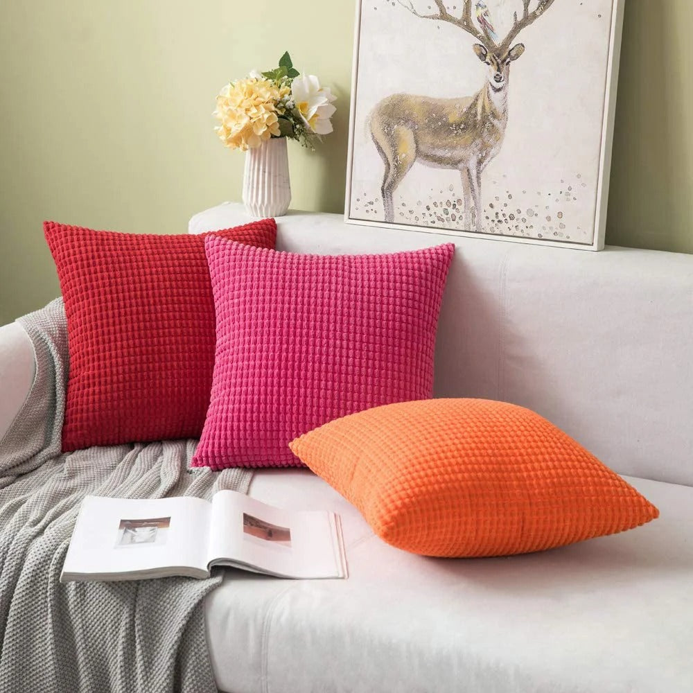 BowLift | Luxury Plushhome Cushion Cover - with Playful Corn Kernel Design