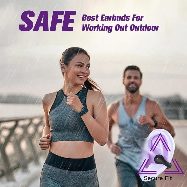 BowLift | Waterproof Running Earphones - Best Bluetooth Headphones for Runners and Cyclists
