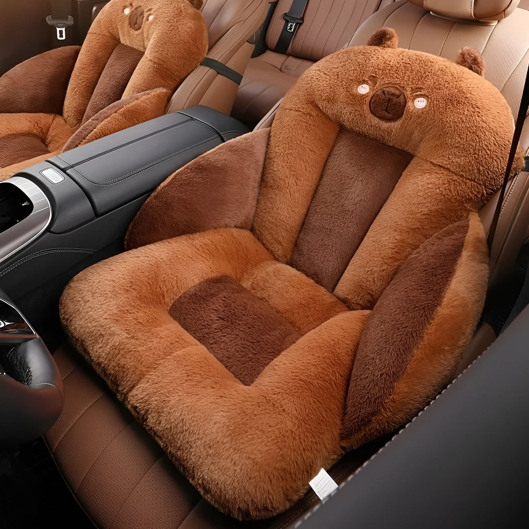 Car seat cushion with cartoon design – Soft and comfortaBowlifte | Thickly padded for car, office, and home | Bowlift