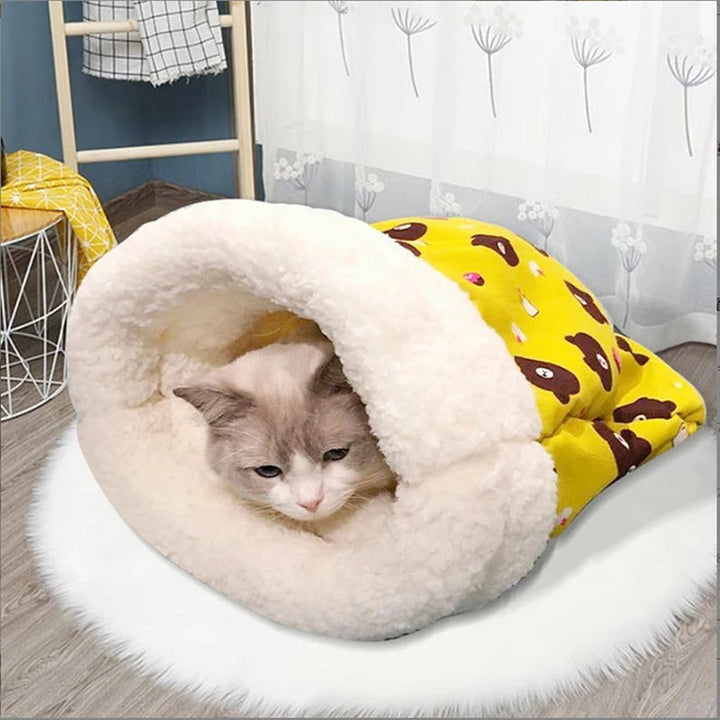 Sleeping Bag Bed for Cats Bowlift