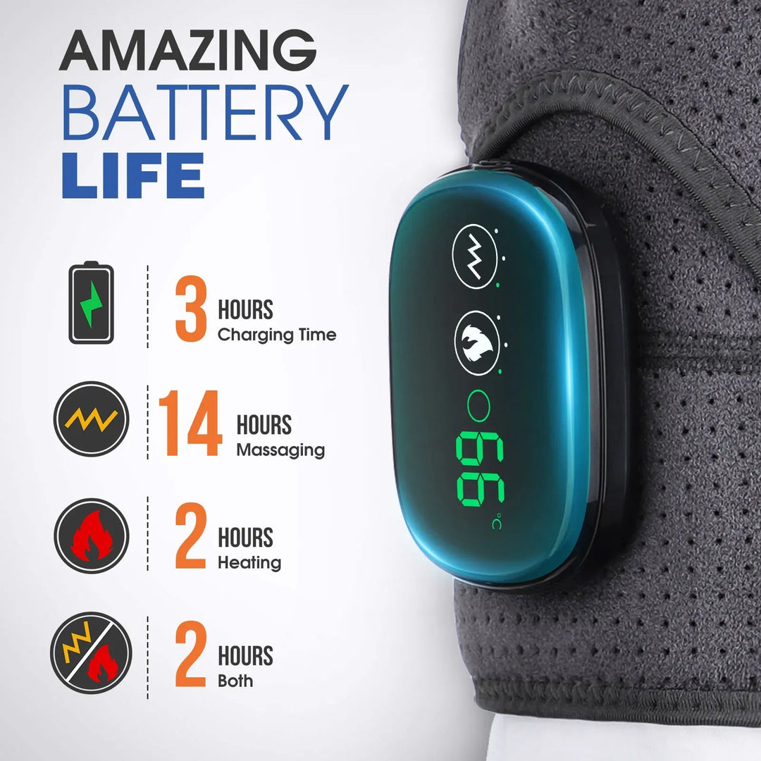 BowLift | Adjustable Shoulder Heat Massager for Posture improvement & Tension Reduction