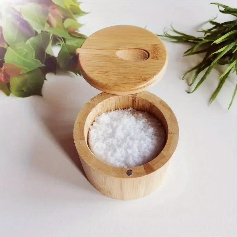 BowLift | KruidenKompakt – Bamboo spice jar with spoon and magnetic lid