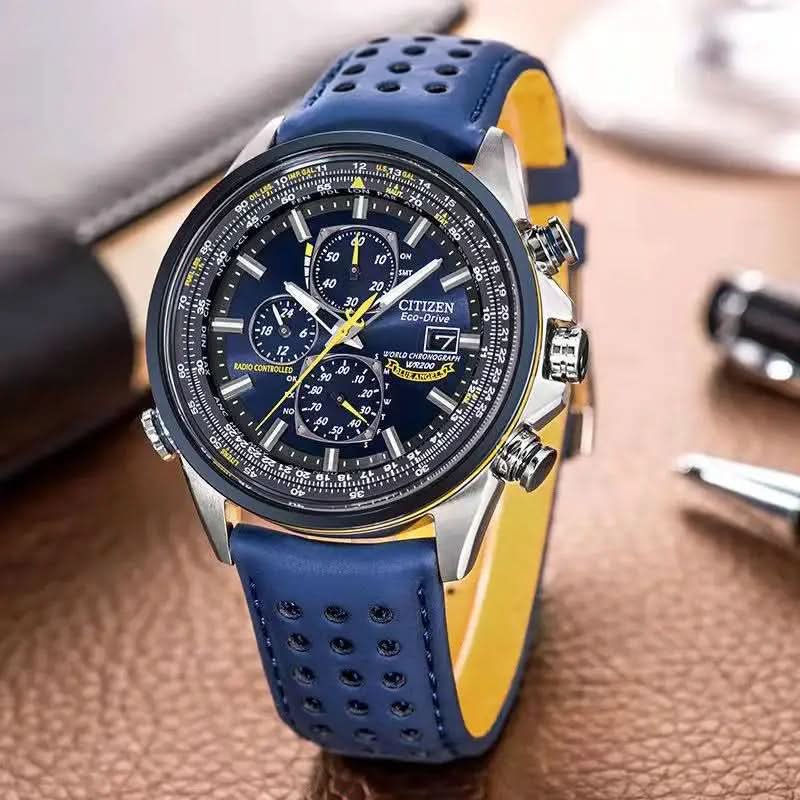 BowLift | Men’s Stainless Steel Chronograph Watch with Calendar