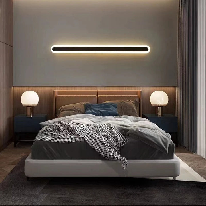 BowLift | Outdoor IP65 Waterproof Linear Wall Lamp | Minimalist Metal Design. Dimmable LED Options for Gardens & Patios