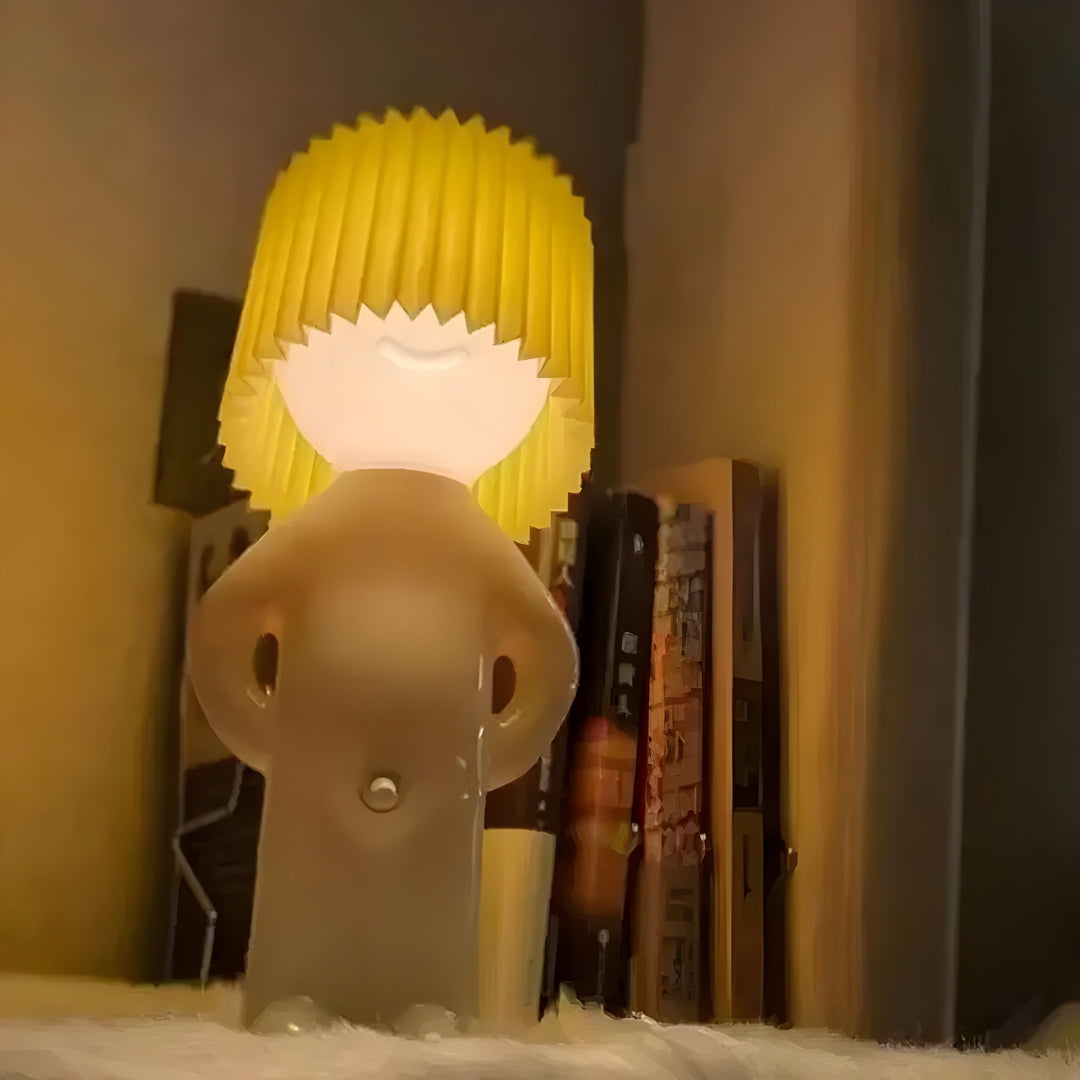 BowLift | Sassy Boy Creative Table Lamp – Unique Lighting for Bedroom and Living Space