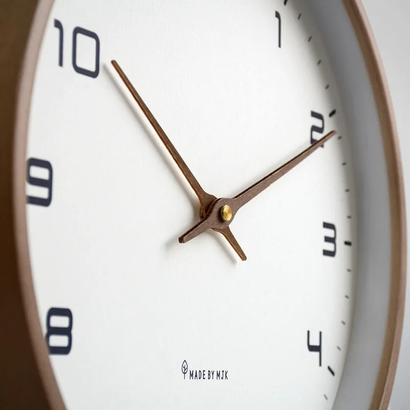 BowLift | Minimalistic Wall Clock | Metal & Resin