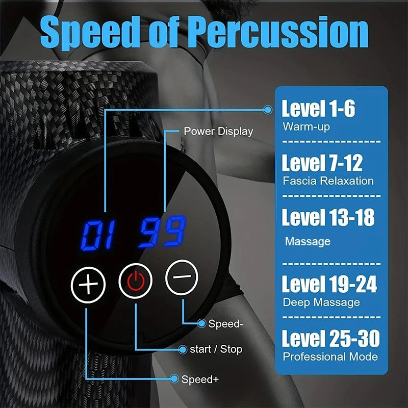 BowLift | Electric Back Massager – Deep Tissue Therapy for Muscle Recovery and Pain Relief - Cordless, Portable, and Ideal for Athletes & Fitness Enthusiasts