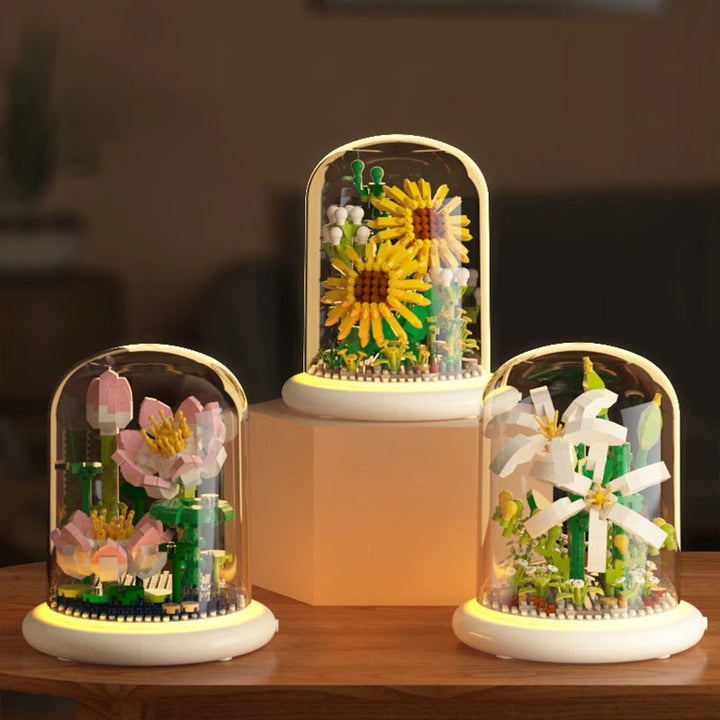 BowLift | Elegant building block flower in a glass