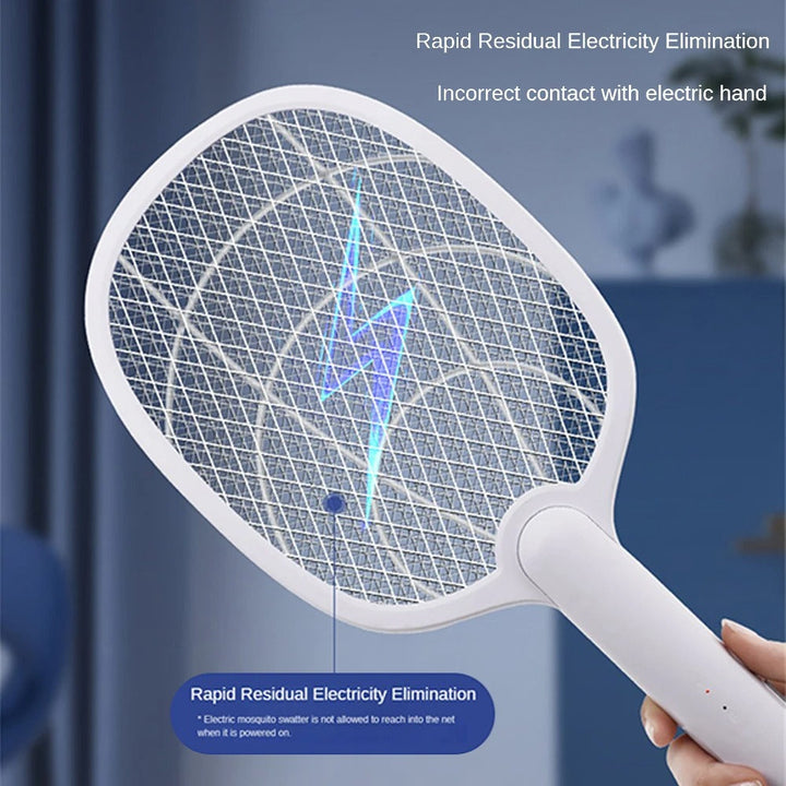BowLift | 2-in-1 Electric Mosquito Swatter & Bug Zapper – 2500V USB Rechargeable Insect Killer Racket