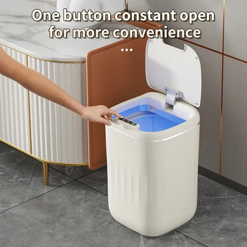 BowLift | Smart Sensor Trash Bin with UV Light – Automatic Touchless Wastebasket with Lid & Odor Control for Kitchen, Bathroom & Home Hygiene