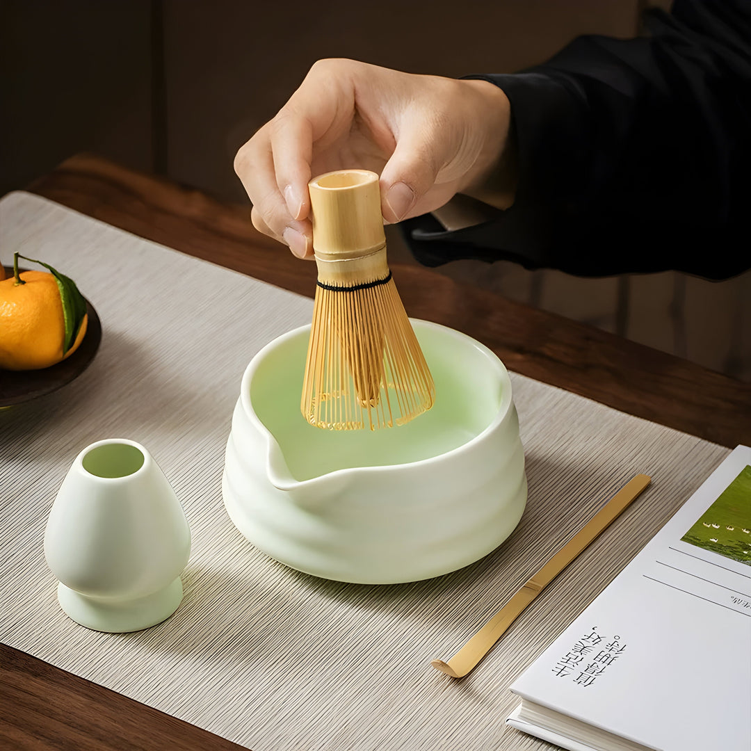 BowLift | Matcha Ceramic Set – Traditional Japanese Tea Set for Relaxing & Mindful Moments