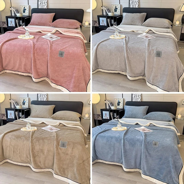 CoralFleece Luxury Blanket – Soft and Warm for your Living Room Bowlift