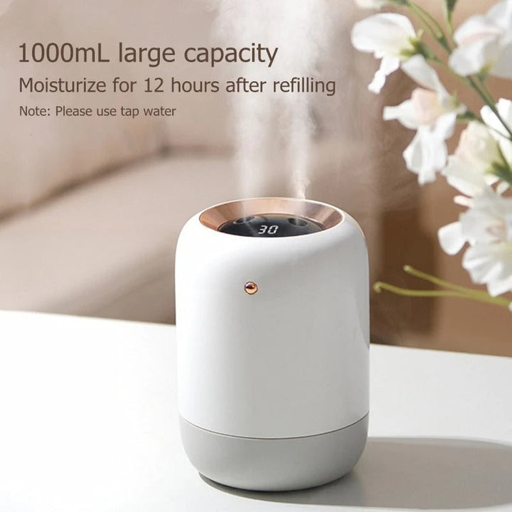 BowLift | HydraPur UV Air Humidifier – Silent Portable Humidifier with UV Sterilisation for Clean & Comfortable Air
