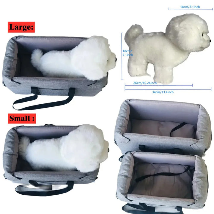 Dog Car Seat Bed Bowlift